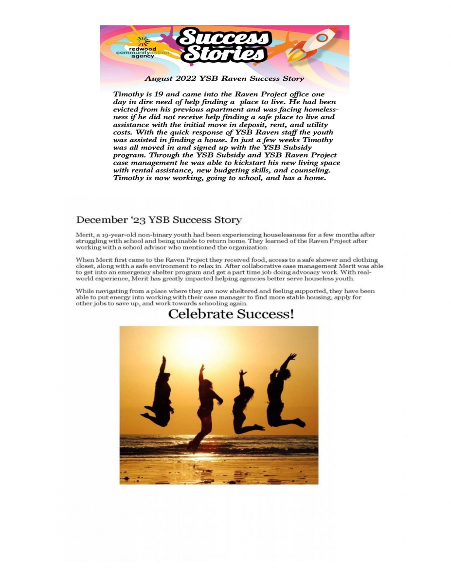 SUCCESS STORIES Redwood Community Action Agency success-stories-redwood-community-action-agency